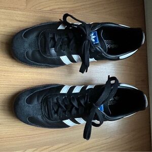 Adidas Women’s Samba Black and White Sneakers